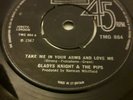 Rare ?record Gladys Knight & The Pips -Take Me In Your Arms And Love Me, VG, 864