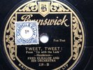 EUROJAZZ: FRED ELIZALDE & HIS ORCHESTRA  ’TWEET TWEET’ BRUNSWICK 119 LONDON 1927