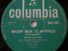 HELEN SHAPIRO - WALKING BACK TO HAPPINESS - 78 RPM - SOUTH AFRICA - EXC+ COND