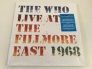 THE WHO LIVE AT THE FILLMORE EAST 1968 2018 POLYDOR 3 LPs,New (not sealed) READ.