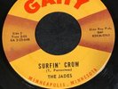 THE JADES SURFIN' CROW BLUE BLACK HAIR GAITY 2-23-64 X RARE 2 SURF **WARPED**