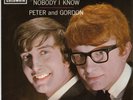 Peter and Gordon * Nobody I Know * UK Columbia EP 45 Buddy Holly 1964 EX