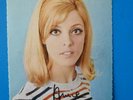 LILIANE SAINT PIERRE CARTE POSTALE DISQUES FLECHE CLAUDE FRANCOIS DEDICACE