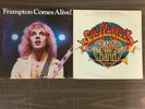 2 PETER FRAMPTON Vinyl Record LP Lot- VG+ COMES ALIVE SGT PEPPERS w/ BEE GEES