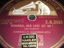 40s HMV E.G. 2033 ed1 Comedian Harmonists: Veronika, Wochenend Und Sonnenschein.