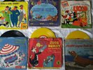 Vintage Disney and other labels Children Records and 1 with story book Lot