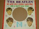 RARE 45 RECORD VEE JAY PICTURE SLEEVE THE BEATLES WE WISH YOU A MERRY CHRISTMAS