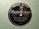KING OLIVER w/ LOUIS ARMSTRONG, JOHNNY DODDS - Riverside Blues - PARAMOUNT 78