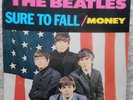 PROMO THE BEATLES MONEY SURE TO FALL 45 RPM DECCAGONE CLEAR VINYL