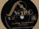DJANGO REINHARDT / Improvisation n° 3 (2 versions) / SWING 225 - NM/M