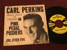 45 RPM Carl Perkins COLUMBIA 41131 Pink Pedal Pushers / Jive After Five PS VG