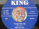 HEAR Moon Mullican 45 Mad With You/Rock Roll Mr Bullfrog KING rockabilly bopper