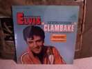 ORIGINAL 1ST ISSUE ELVIS PRESLEY CLAMBAKE LP SHRINK WEDDING PHOTO BEATLES ERA