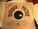 1908 First South African Singer ADA FORREST Etched Label PATHE SAVANNAH LULLABY