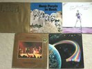 5 LP's - Deep Purple + Rainbow - Made In Japan, 24 Carat, In Rock, Singles A&B's