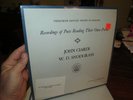 SEALED  LIBRARY OF CONGRESS PL 25,20TH CENTURY POETRY ENGLISH CIARDI,SNODGRASS
