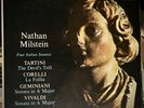 CAPITOL LP P-8481 Nathan MILSTEIN - Four Italian Sonatas, Autograph 1959 FRANCE