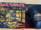 IRON MAIDEN PIECE OF MIND VINTAGE 1983 ORIG VINYL LP W/ INNER HEAVY METAL VG+