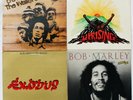4 BOB MARLEY & THE WAILERS VINYL RECORDS LP UPRISING CHANCES ARE EXODUS BURNIN'