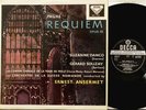 SXL 2211 WB ED1 Faure, Requiem Ansermet, Suisse Romande Orch., Danco, Souzay