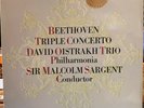 Beethoven triple concerto - Sargent - Oistrakh trio 25 cm COLUMBIA BLUE SILVER