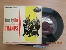 THE CHAMPS=FOUR BY THE CHAMPS  E.P.  P/C  VG+