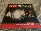 Face to Face Live Sept 1997 Double Bone Colored Vinyl Limited to 400 copies