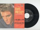7'' Elvis Presley 45 RPM Italy MY WISH CAME TRUE / A BIG HUNK (Rare RED COVER)