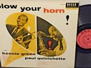 BENNIE GREEN PAUL QUINICHETTE Blow Your Horn 1955 DECCA Jazz PROMO DG LP