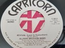 The Allman Brothers Band Revival 45 Rock Vinyl Record Promo Capricorn 8011 NM
