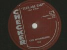 DOOWOP R&B 78 -MOONBEAMS - CRYIN' THE BLUES / TEENAGE BABY -HEAR -1959 CHECKER