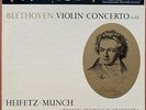 Heifetz, Munch: BSO/ Beethoven Violin Concerto. RCA LSC 1992 Shaded Dog 5S/1S 