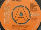 Elvis Presley - Fool - Original UK Demo Pressing - 1973 - Steamroller Blues