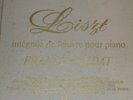 Coffret de 4 LP +livret de Liszt, l