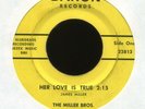 THE MILLER BROS. Her Love is True on Baron Ohio Bluegrass 45 Rite Press Hear