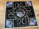 SIGNED Orange Vinyl THE POINTER SISTERS Happiness / Fire 1978 AS-11407 DISCO