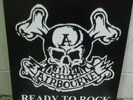 AIRBOURNE Ready To Rock LP Ltd. 250 Black/White Marble vinyl AC/DC ROSE TATTOO