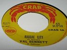Val Bennett UK Crab 45 Raggae City. Hear