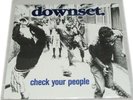 DOWNSET. - CHECK YOUR PEOPLE SEALED LP 2000 US ORG EPITAPH AGNOSTIC FRONT