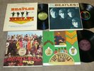 3 Beatles Vinyl LPs-Help ;Sgt Pepper; & Meet The Beatles
