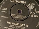 OTTILIE PATTERSON Baby Please Don’t Go COLUMBIA 45, R&B, SOUL ORIG RARE VINYL