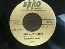 Rockabilly 45 Eddie Cochran Tired And Sleepy Cochran Bros promo rare Ekko record
