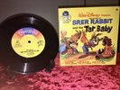 DISNEY Brer Rabbit & the Tar Baby Book & Record RARE 33 1/3 RPM, 7in., #363, ‘71