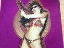 The Cramps - Bikini Girls With Machine Guns - Shaped PICTURE DISC (1990) - Ex