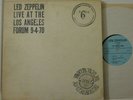 1970 RARE 2x LP Live At The Los Angeles Forum 9-4-70 LED ZEPPELIN Rubber Dubber