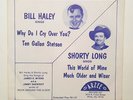 BILL HALEY/SHORTY LONG Why Do I Cry Over You? +1/This World Of Mine +1 ARZEE NOS