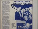 TANGERINE DREAM Babylon’s Strange LP Live In Seattle 1977 KRAUTROCK RARE no TMOQ