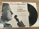 YEHUDI MENUHIN, BEETHOVEN VIOLIN CONCERTO. LP, VINYL RECORD. HMV, ASD 377, W/C