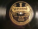 78 : SUPERTONE 9445-CARL FENTON /SAM LANIN-BABY OH WHERE CAN YOU / AM I BLUE -E
