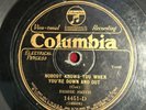 BLUES BESSIE SMITH Columbia 14451 Nobody Knows You When You're Down & Out/
